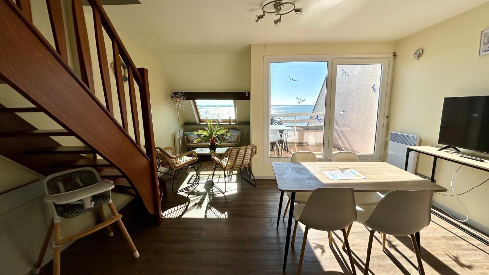 Plein Sud, Appartement Vue Baie, Acces Direct Plage Le Crotoy Luaran gambar